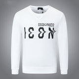 Dsq2 Hoodie DSQ Lian D2 Letter Print Sweatshirt Trendy Men's Autumn and Winter