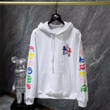 Chh Chrome Hearts Hoodie Autumn/Winter Color Phantom Letter Flower Arm Casual Sports Hooded Sweater