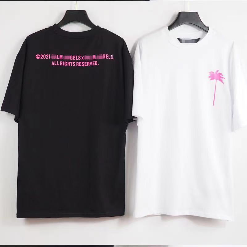 Palm Angels T Shirts Short Sleeve Printed Men And Women Loose Casual