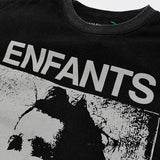 ERD T Shirts Summer Washed Children's Printed Short Sleeve Loose
