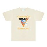 Casablanca T Shirts Fashion Print Street