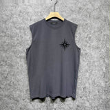 Amiri tank top star shield print