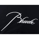 Rhude Hoodie Embroidered Loose-Fitting Hoodie Cardigan Sweater