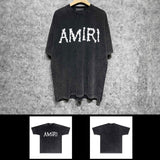Amiri washed t-shirt misty star short sleeve