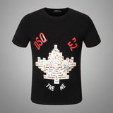 Dsq2 T Shirt Casual Sports Printed Short Sleeve Summer Men