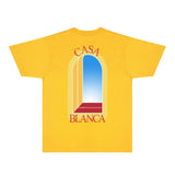 Casablanca T Shirts Fashion Print Street