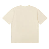 Rhude T Shirts Sunset Beach Pattern Printed Cotton Casual Short Sleeves Men and Women