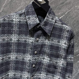 Chh Chrome Hearts Shirts Men's Multi Shirt Plaid Vintage Long Sleeve Shirt