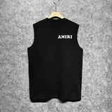 Amiri tank top fat letterprinting