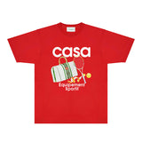 Casablanca T Shirts Fashion Print Street