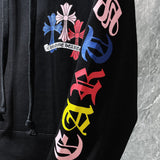 Chh Chrome Hearts Hoodie Autumn/Winter Color Phantom Letter Flower Arm Casual Sports Hooded Sweater