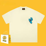 Drew T Shirts Cotton Summer Loose Men's Short Sleeve