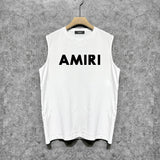 Amiri tank top thick flat simple letterprinting