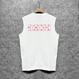 Amiri tank top cashew flower large simple logo printing