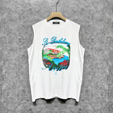 Amiri tank top villa printing