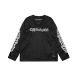 Chrome Heart Shorts Summer Sanskrit Mesh Ice Hockey Suit