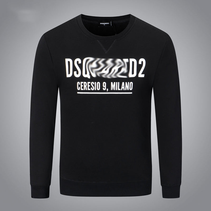Dsq2 Hoodie DSQ Lian D2 Letter Print Sweatshirt Trendy Men's Autumn and Winter