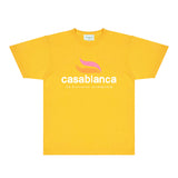 Casablanca T Shirts Fashion Print Street