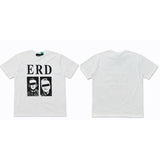 ERD T Shirts Short Sleeve Retro Slogan T-shirt Cotton