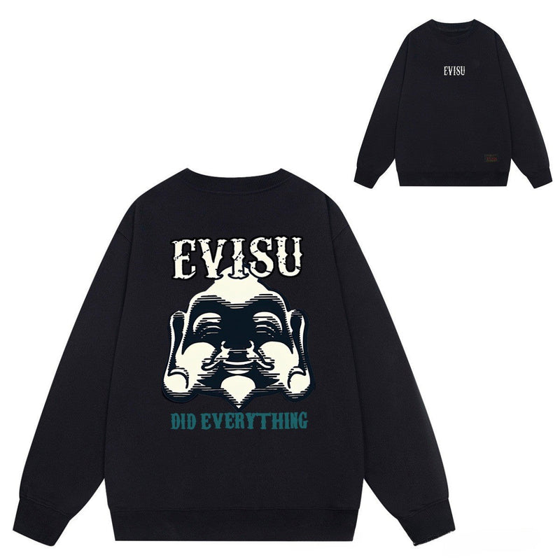 Evisu Sweatshirts Print Sweatshirts Unisex