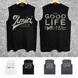 Amiri tank top letter printing
