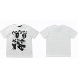 ERD T Shirts Short Sleeve Retro Slogan T-shirt Cotton