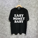 Amiri t shirts letterprinting short sleeves