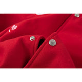 Off White Jacket Spring and Autumn OW Cartoon Scorpion Pattern Baseball Jacket Jacket