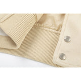 Off White Jacket Spring and Autumn OW Trojan Horse Letter Pattern Baseball Jacket Jacket