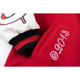 Off White Jacket Spring and Autumn OW Cartoon Scorpion Pattern Baseball Jacket Jacket