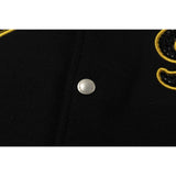 Off White Jacket Spring and Autumn OW Hot Diamond Letter Pattern Baseball Jacket Jacket