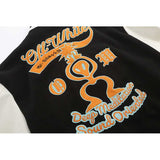 Off White Jacket Autumn/Winter OW Multi-element Logo Woolen Splicing Jacket