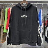 Mens trendy Hoodie & Pants Vintage Washed Old Hooded Sweater Hoodie