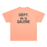 Gallery Dept T Shirts round Neck Short Sleeve T-shirt Pure Cotton