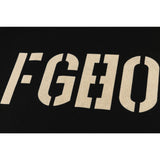 Fog Essentials T Shirts Spring/Summer FOG Flocking Letter Pattern Crew Neck Short Sleeves