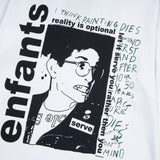 ERD T Shirts Cartoon Print Loose-Fitting Casual T-shirt