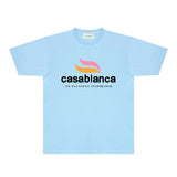 Casablanca T Shirts Fashion Print Street