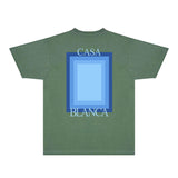 Casablanca T Shirts Fashion Print Street