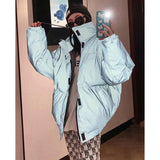 Unisex Coat FOG Reflective Winter Warm Loose Jacket