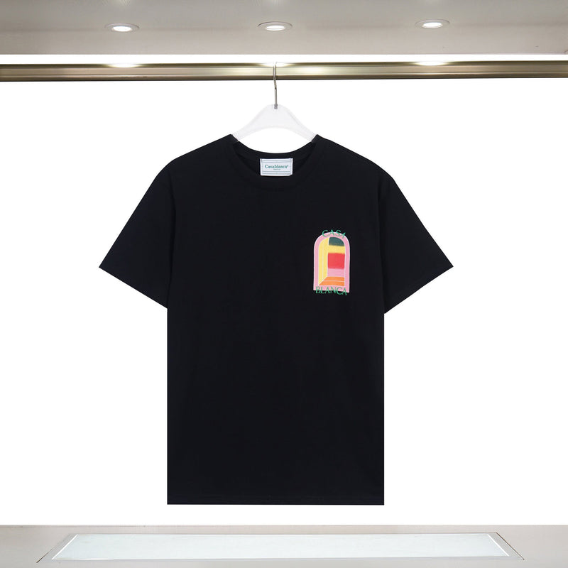 Casablanca T Shirts Rainbow Gate Alphabet