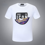 Dsq2 T Shirt Casual Sports Printed Short Sleeve Summer Men