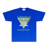 Casablanca T Shirts Fashion Print Street