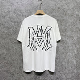 Amiri t shirts spider printing short sleeve
