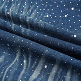Valeforever Vale Jeans Hotfix rhinestones Ripped Denim
