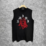 Amiri tank top bandana skull print