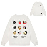 Evisu Sweatshirts Fashion Comfort Loose Unisex Sweatshirts