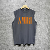 Amiri tank top big classic letterprinting
