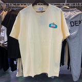 Rhude T Shirts Cotton Short Sleeves Men and Women