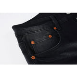 Purple Brand Jeans Pure Cotton High Street Trend