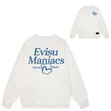 Evisu Sweatshirts Casual Loose Unisex Sweatshirts